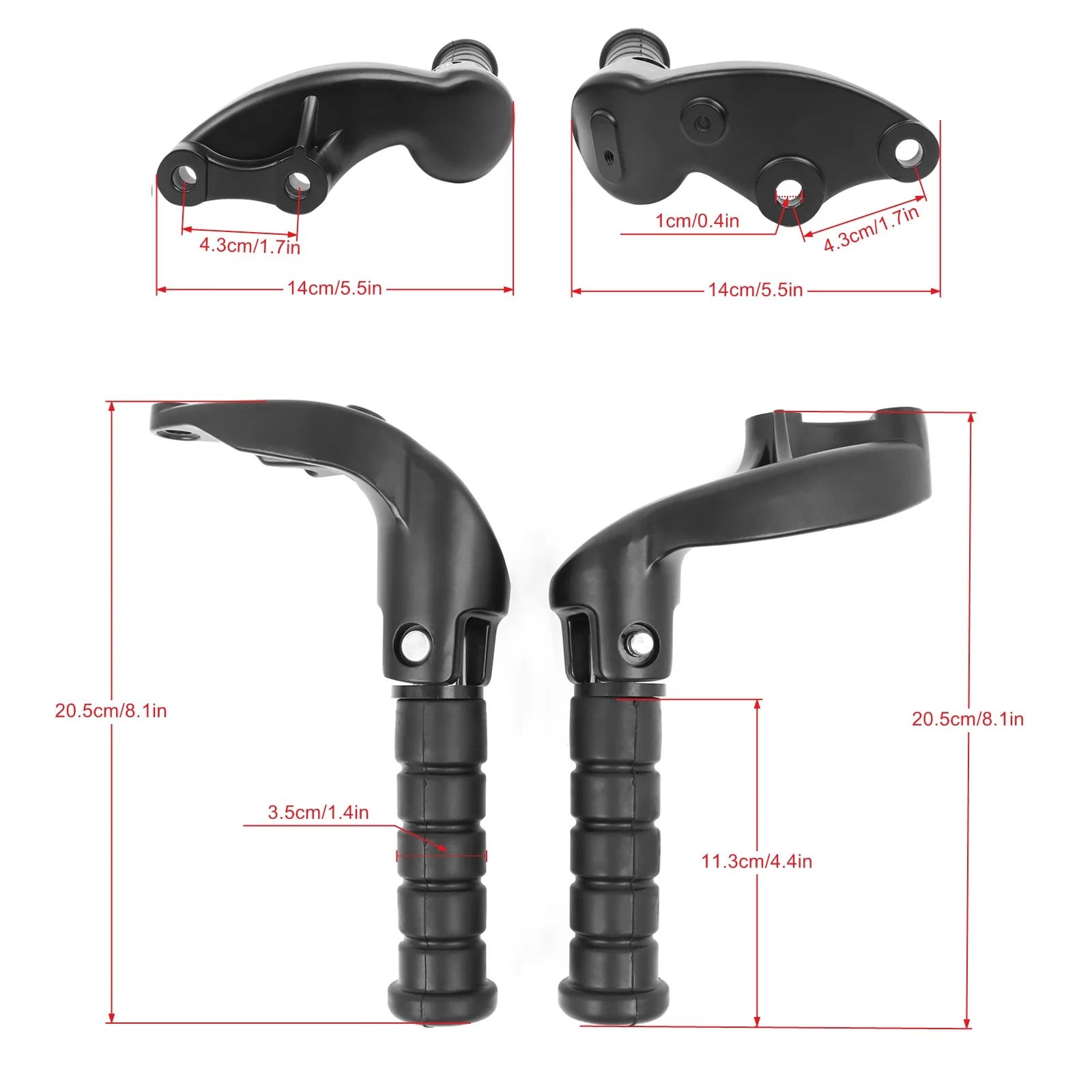 Indian Scout 2015-Scout Sixty-Bobber Motorcycle Passenger Footpeg Footrest Mounting Bracket