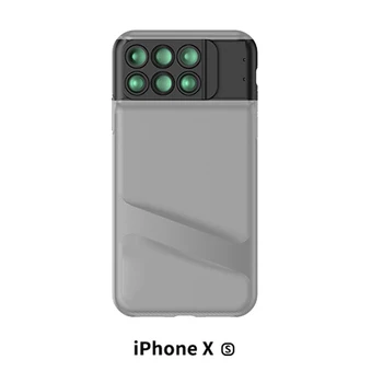 

Phone Lens Cover Case Wide Angle Phone Camera Lens Telephoto Macro Camera Lens for iPhone X XR XS MAX Lens Protection Cover
