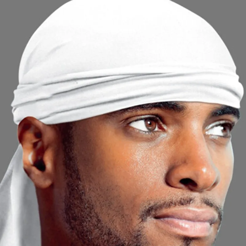 Spandex King S Durag Hat Durags Bandanna Turban Wigs Men Silky - Main Image