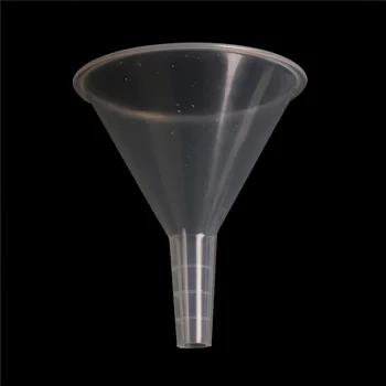 

1 Pcs 100mm White Plastic Laboratory Clear Filter Funnel Lab Accessory