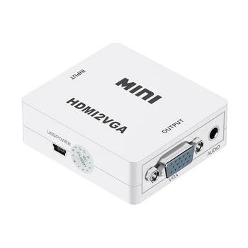 

HDMI to VGA Video Converter HD HDMI to VGA Converter HDMI 2VGA for HD Set-Top Box for LED Display