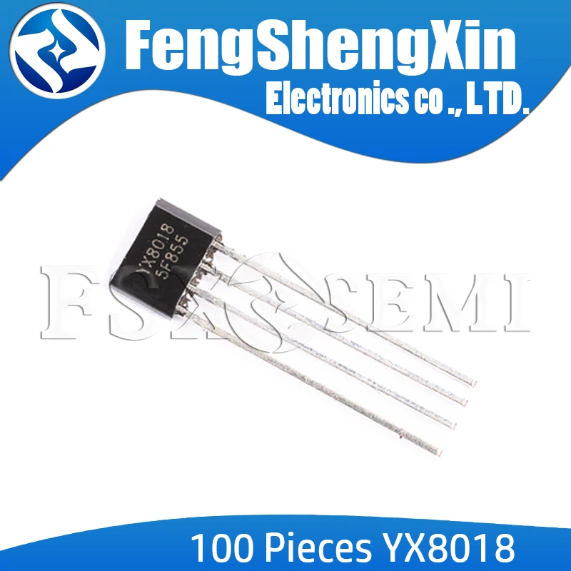 100 шт./лот YX8018 8018 TO-92 Solar Light Joule Theft DC Converter Booster IC 1 25 V | Электронные компоненты и