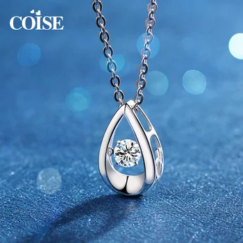 

S925 Silver Flash Fashion Pendant Necklace
