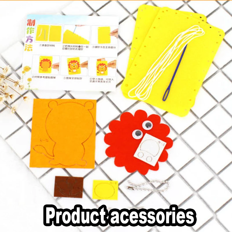 kindergarten lots arts crafts diy toys Puzzle Card Pack crafts kids educational for children's toys girl/boy christmas gift 1891