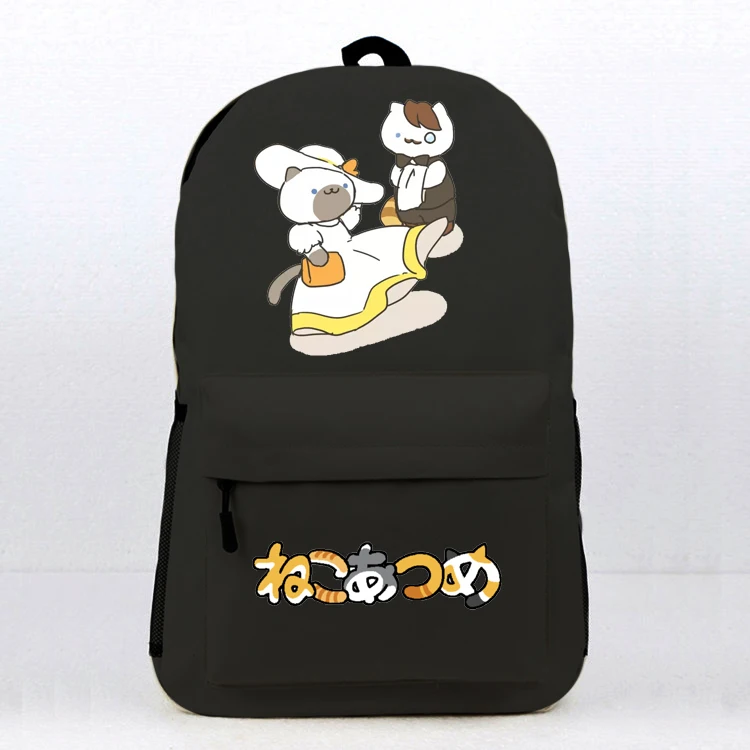 Neko Atsume, рюкзак для косплея, Студенческая школьная сумка на плечо, рюкзак для ноутбука, рюкзак для путешествий, подарок