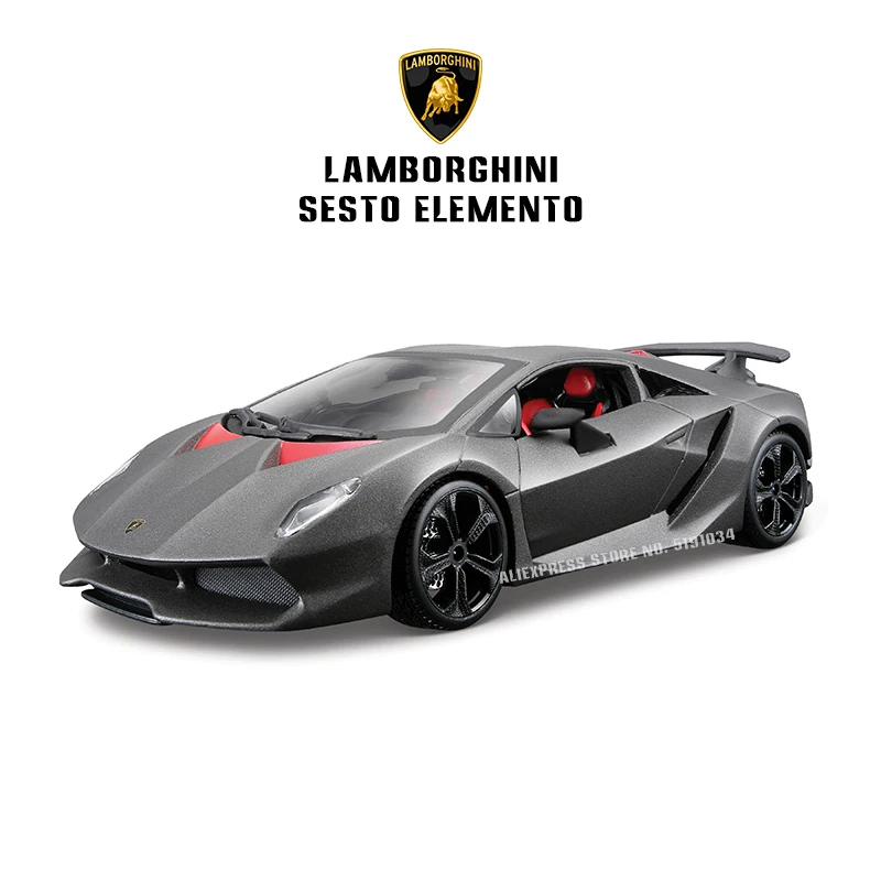 1:24 Lamborghini Terzo Millennio Black Alloy Car Model Simulation Car  Decoration Collection Gift Toy Die Casting Model -  Railed/motor/cars/bicycles - AliExpress
