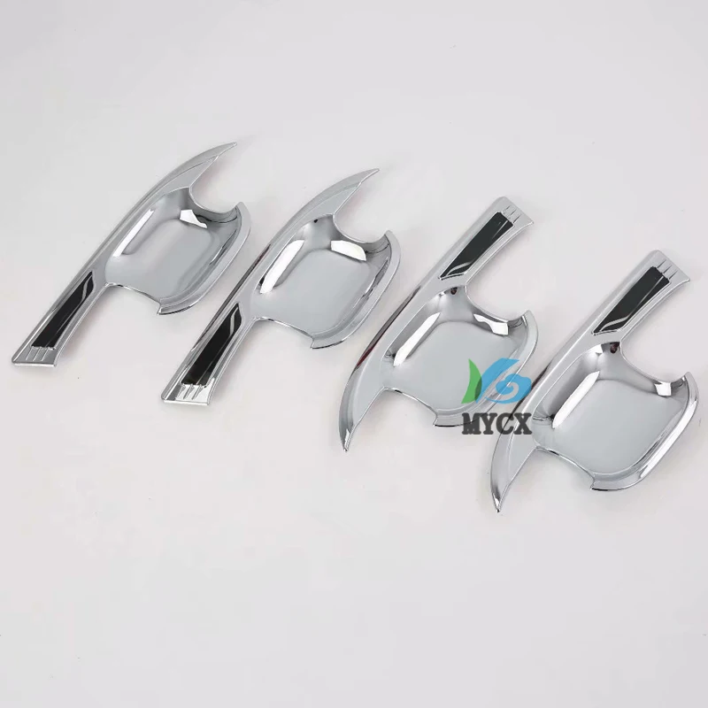 Подходит для Ford new Focus ABS углеродное волокно хромированная дверная ручка Чаша крышка чашки полость отделка Catch Garnish литье - Цвет: C