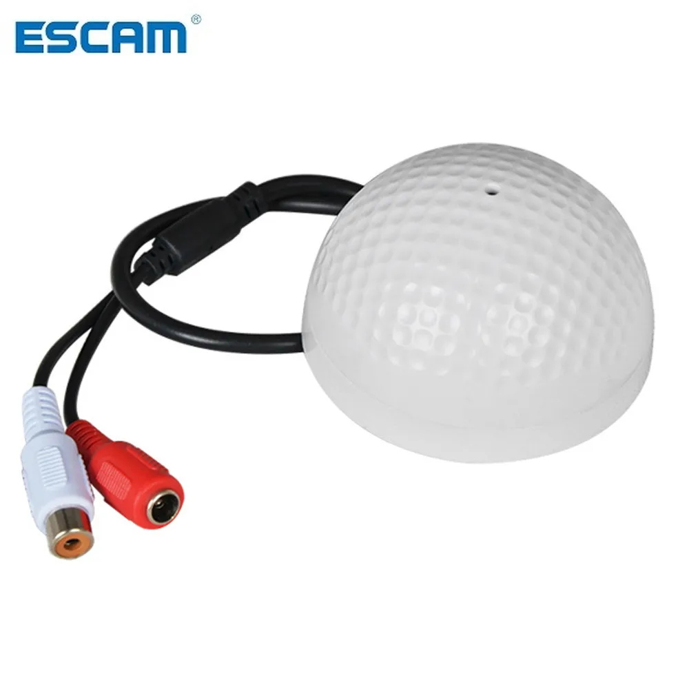 ESCAM звуковой монитор аудио Пикап микрофон для CCTV видеонаблюдения камера