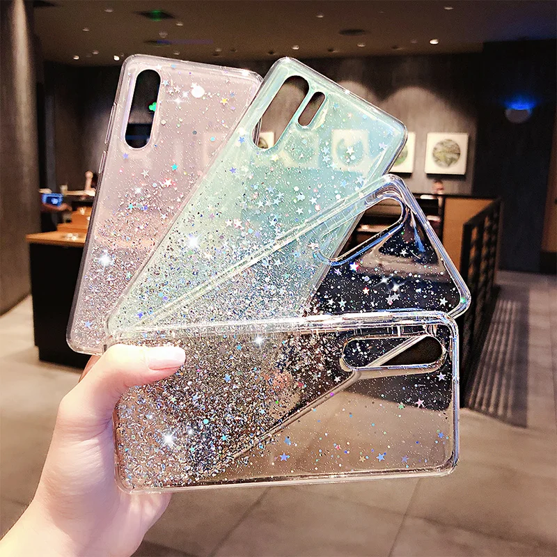 Блестящий чехол с блестками для huawei Nova 6 SE 5 5i 3 3I P20 P30 Lite P Smart Plus Z Honor 10i 20i 9X20 Pro V30