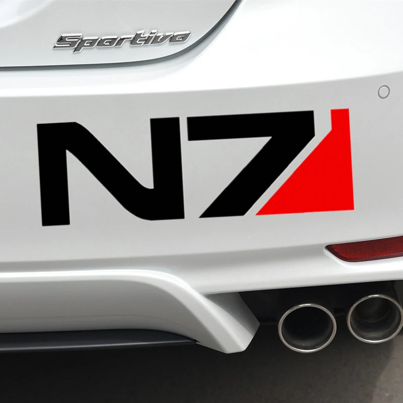 Автомобильные наклейки MASS EFFECT N7 креативные Декоративные для багажника ветрового