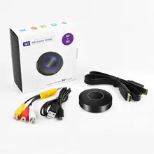 WiFi беспроводной 1080P Мини Дисплей приемник зеркальное устройство HD AV двойной выход