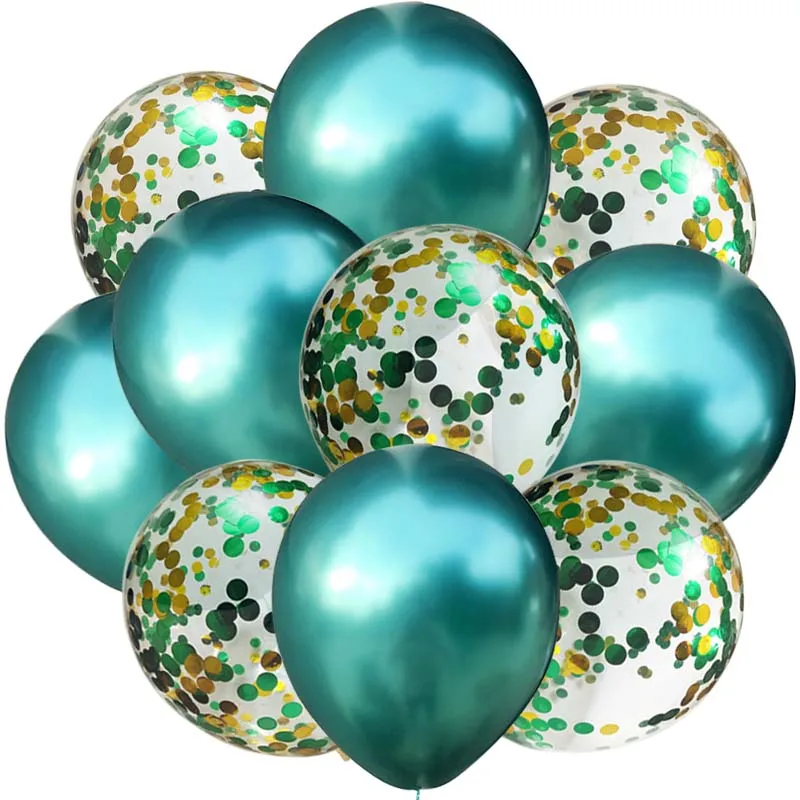 10 шт. металлические двухцветные конфетти воздушные шары Декор на день рождения парти воздушные шары на день рождения свадебные предметы для вечеринки, сувениры XN - Цвет: style 3