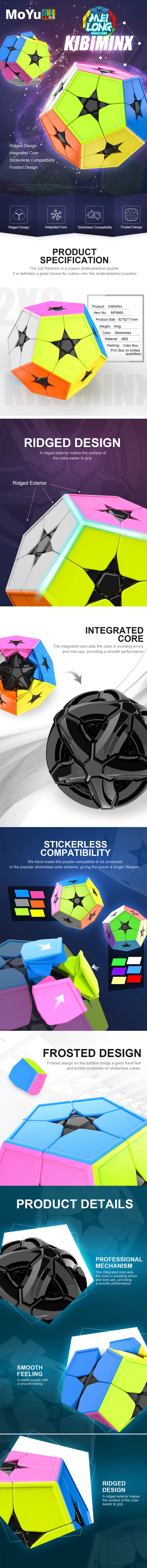 MeiLong Megaminx Neo мини-Волшебный куб взрослые 2X2 Magico Cubo профессиональные головоломки кубики детские развивающие игрушки для мальчиков подарок