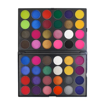 

Pro 48 Colors Warm Eyeshadow Palette Matte/Shimmer Makeup Cream Natural Smoky Deep Eye Makeup Kit