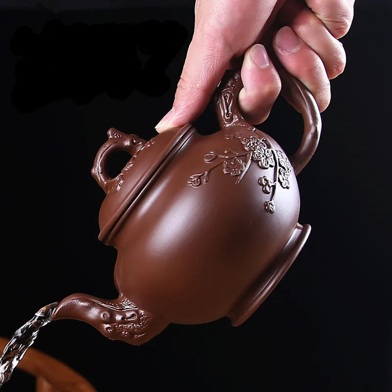 Yixing Zisha Pot Large Capacity Teapot Handmade Tea Single Ceramic Household Set Cup | Дом и сад