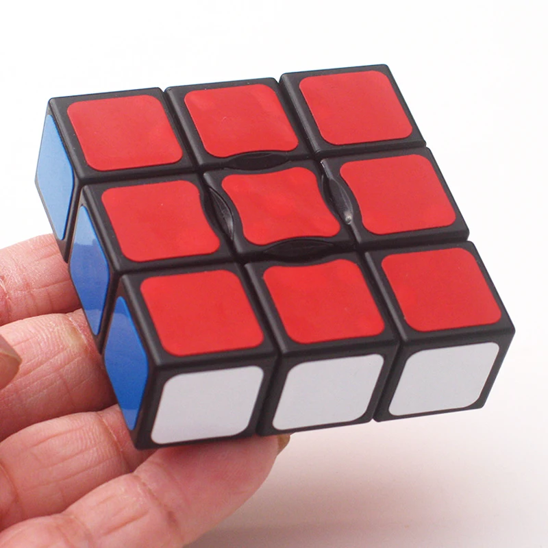 Z Cube, 1x3x3, гибкий магический куб, профессиональные пазлы, головоломка, игрушки, скорость, Magico Cubo, развивающие подарки для детей - Цвет: 1x3x3 black
