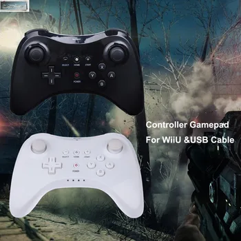 

2019 Classic U Pro Gamepad Bluetooth Wireless Remote Controller Dual Analog USB Gaming Joystick For Nintendo Wii For U Pro Game