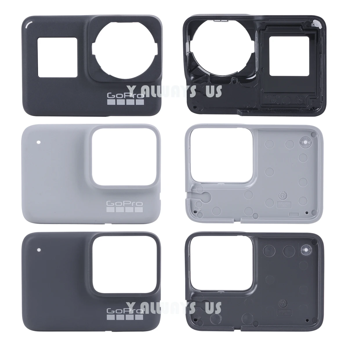 

Repair Kit for Front Board GoPro Replacement Faceplate New Original Front Panel Cover for GoPro Hero 7 Black/white/silver