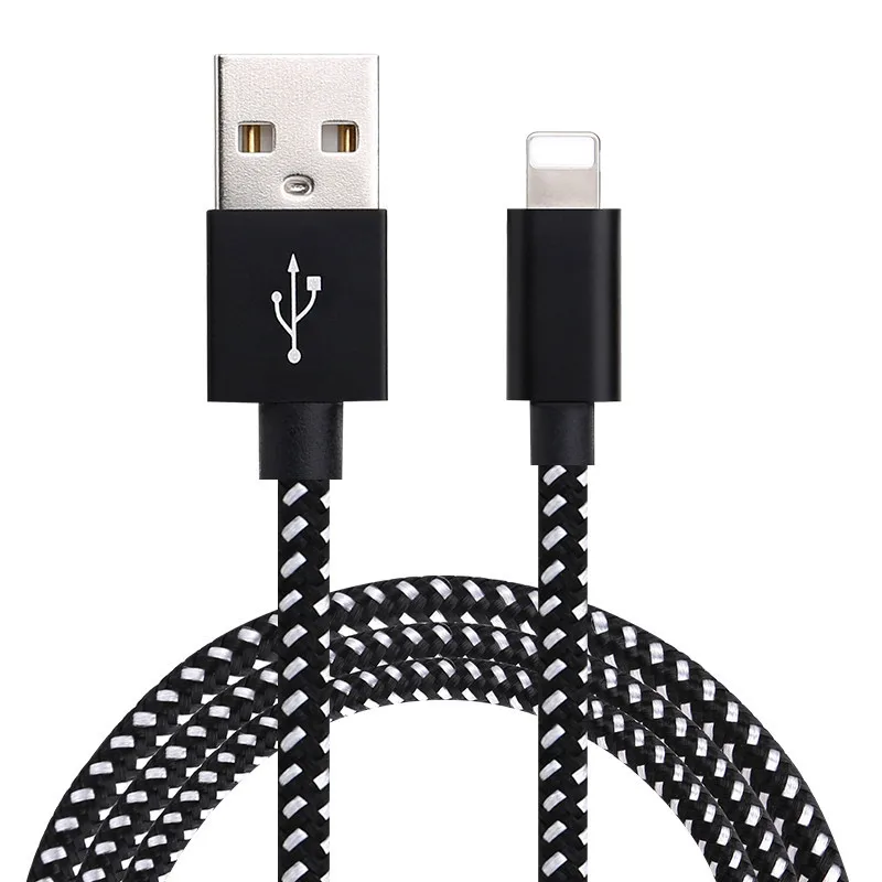 2m линия передачи данных для мобильного телефона USB быстрая зарядка подходит Apple