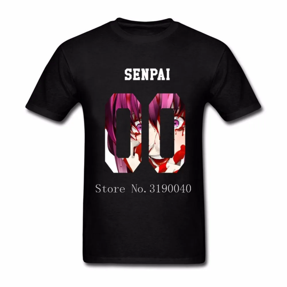 Anime T shirt Men Bloody Senpai CREDIT fan Movie T-shirt Homme Short Sleeve anime Tee Tops Plus Size undertale |