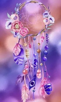 

JMINE Div 5D indian dream catcher Full Diamond Painting cross stitch kits art High Quality Scenic 3D paint by diamonds