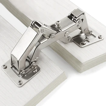 

160 165 170 Degree Hinge for Corner Cabinet Door,Kitchen Thick Door Hinges Angle Can Adjusted 130-170 Degrees No Need Hole Hinge