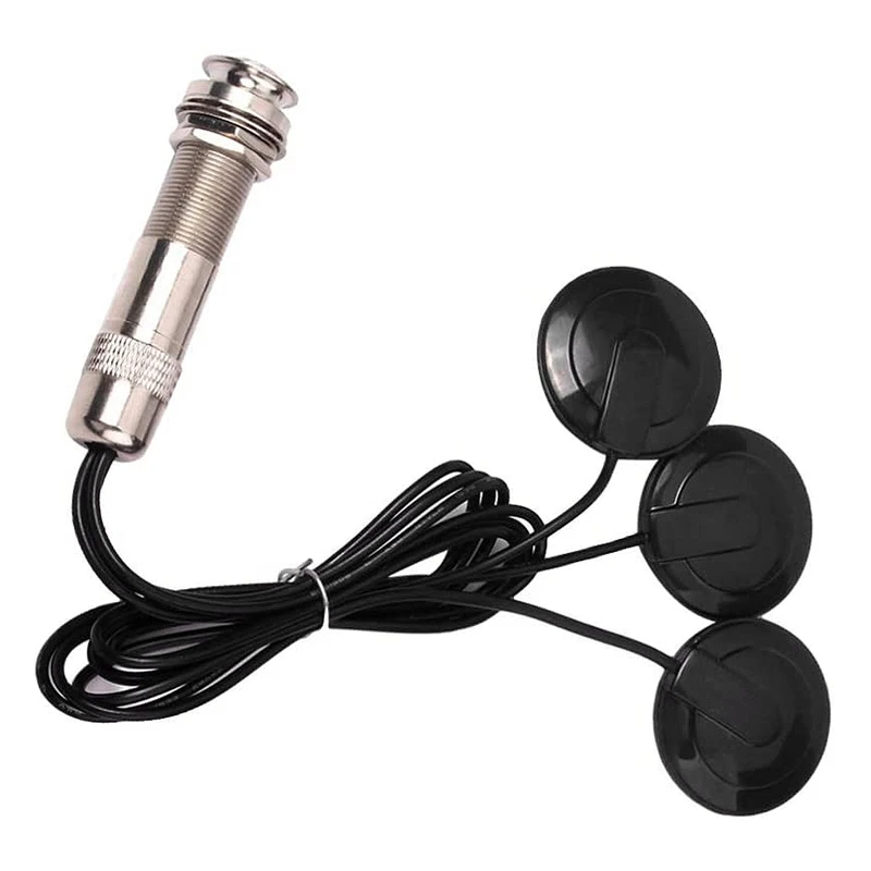 GuitarPickupPiezoContactMicrophonePickup3TransducerPickup