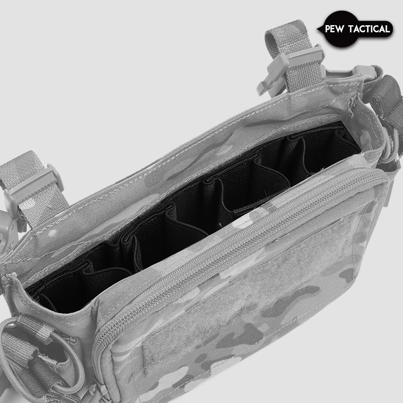 Pew Tactical D3CRM Chest Rig 4XSMG Submachine Gun Magazine Insert Airsoft P90 MPX UMP45 Air gun Magazine Ammo Bag Tactic pouch