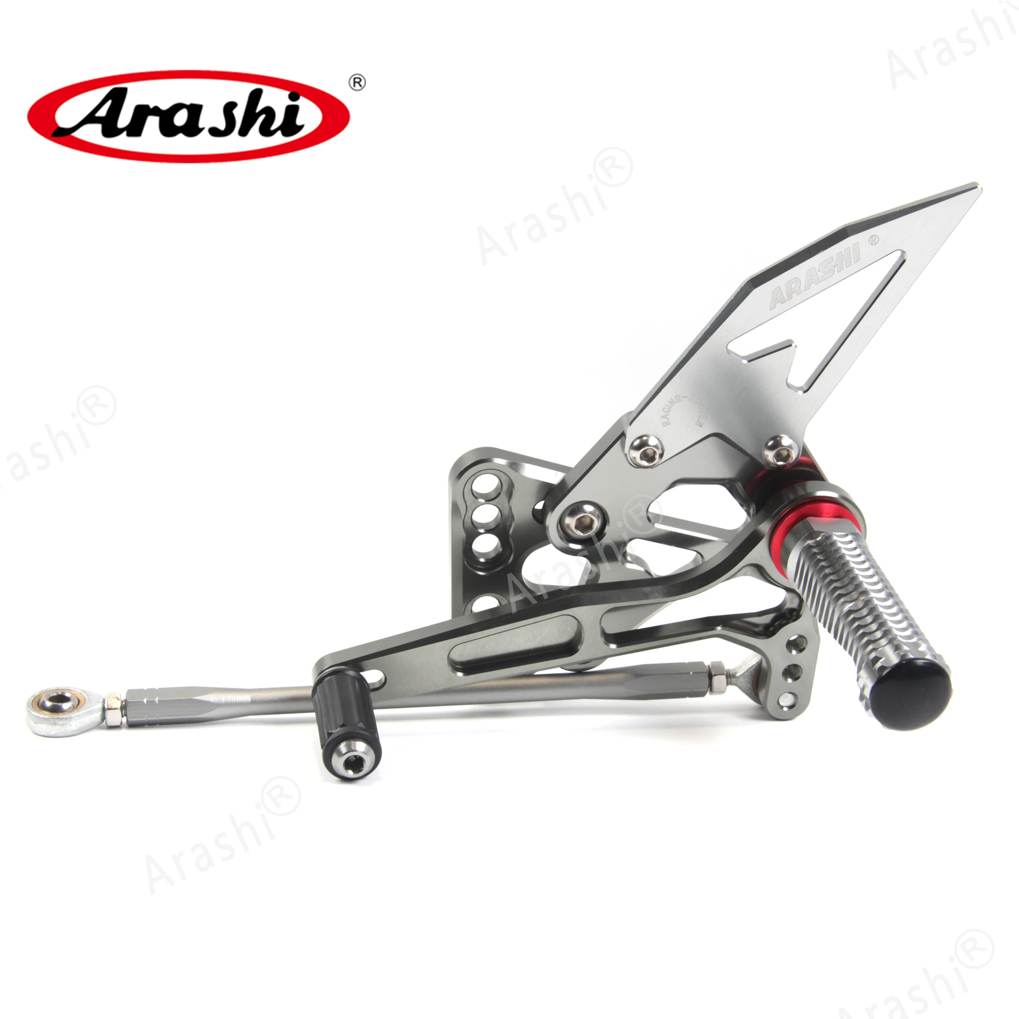 ARASHI CNC Регулируемые подножки Rearset подножки для SUZUKI GSX R GSX-R GSXR 1000 GSX1000R 2005 2006 аксессуары для мотоциклов