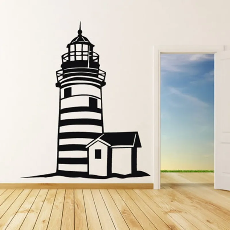 

Lighthouse Wall Sticker Vinyl Stickers Decor Mural Art Living Room Home Decoration Lighthouse Wall Decal
