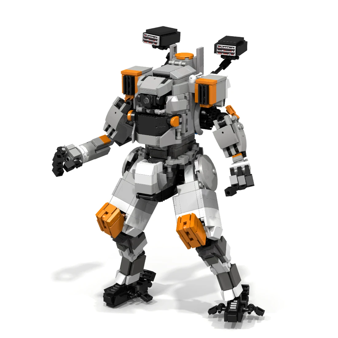 Стебель MOC Ronin армейская группа солдат Polaris Ranger Mecha кирпичи маленькие частицы строительные блоки Обучающие игрушки набор с Kinfe