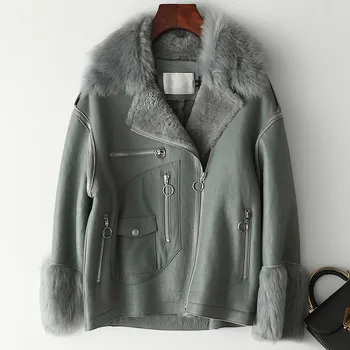 

Autumn Winter Coat Women Clothes 2019 Real Genuine Leather Jacket Korean 100% Sheepskin Coat Female Jacket Double-faced Tops