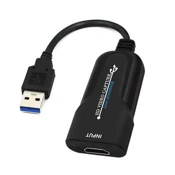 

Hdmi Video Capture Card USB 2.0 HDMI Video Grabber Record Box For PS4 Game DVD Camcorder HD Camera Recording Live Streaming
