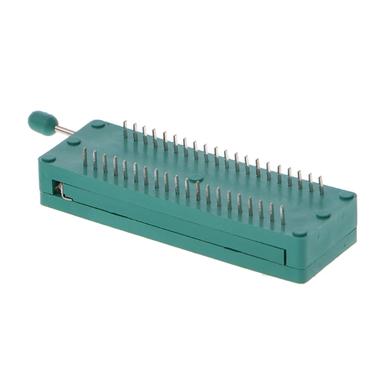 

16 20 24 28 40 P Pin 2.54MM Green DIP Test Universal ZIF IC Socket Welding Type