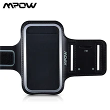Mpow MSA4 чехол на руку для телефона для iphone 7, спортивный чехол на руку для бега с защитой от пота, держатель для ключей для iphone X, 8, 7, huawei, samsung S5