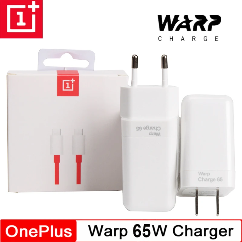 Original OnePlus Warp Charge 65 Power Adapter EU US quick charger 65W 10V 6.5A OnePlus 9 Pro 9R 8T 8 Pro 7T Nord USB C to Type C 65w fast charger