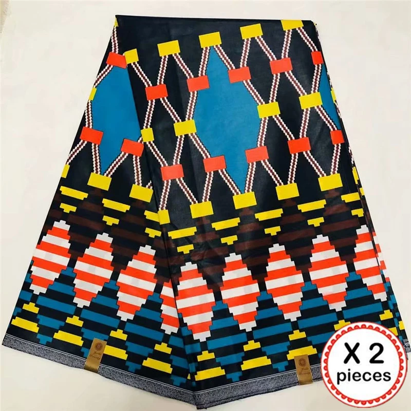 Высококачественная африканская вощеная ткань принтом хлопок 12 ярдов Анкара Гана DIY швейный материал для африканского воскового платья 06