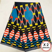 Высококачественная африканская вощеная ткань принтом хлопок 12 ярдов Анкара Гана DIY швейный материал для африканского воскового платья 06