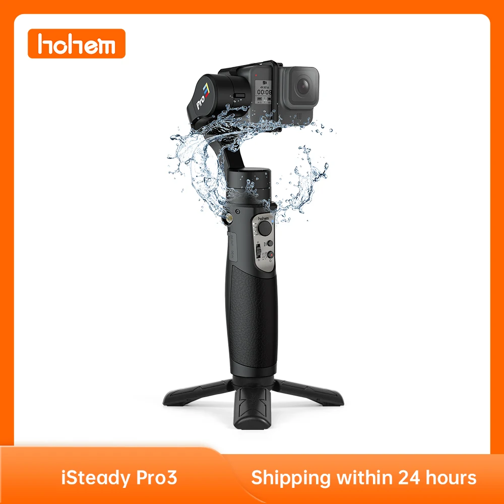 hohem iSteady Pro 3 3-Axis Gimbal Stabilizer for GoPro 8 Action Camera Handheld Gimbal for Gopro Hero 8/7/6/5/4 for DJI Osmo