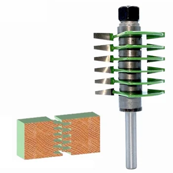 

8Mm Shank 2 Teeth Adjustable Finger Joint Router Bit Tenon Cutter Brand New And High Quality 2020 New Arrival Top Selling