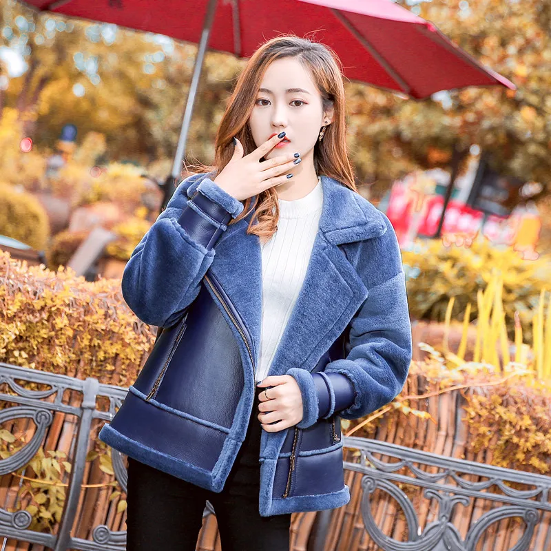 winter women fur coat and sheepskin leather jacket (10)