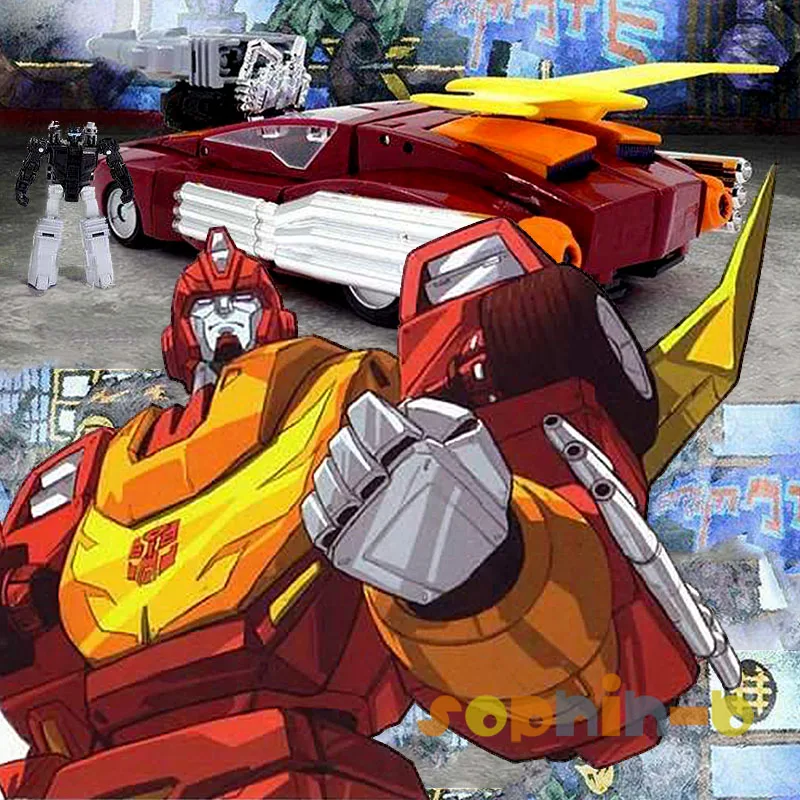 Трансформированный шедевр Rodimus Prime MP40 Hod Rod Car KO версия фигурки|Игровые фигурки и