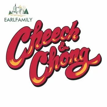 

EARLFAMILY 13cm x 8.9cm For Cheech Chong Car Repair Sticker Air Conditioner Decal Vinyl Material Scratch-proof Decoration