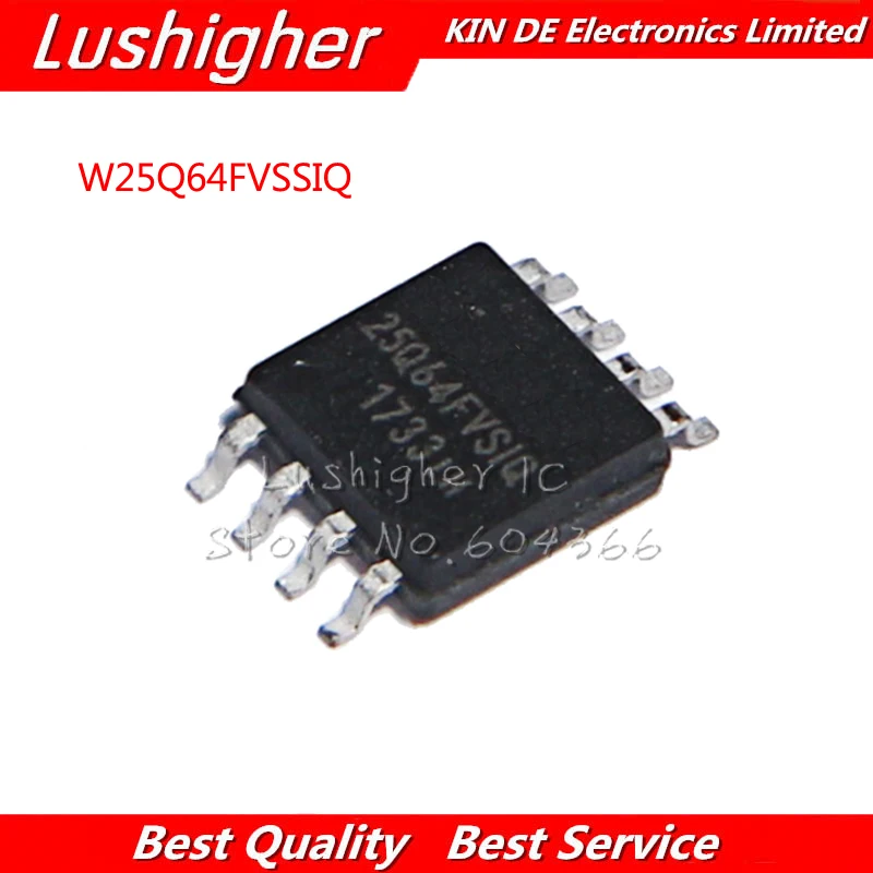 

10 шт. W25Q64FVSSIQ W25Q64FVSIQ 25Q64FVSIQ 25Q64 SOP-8 SMD