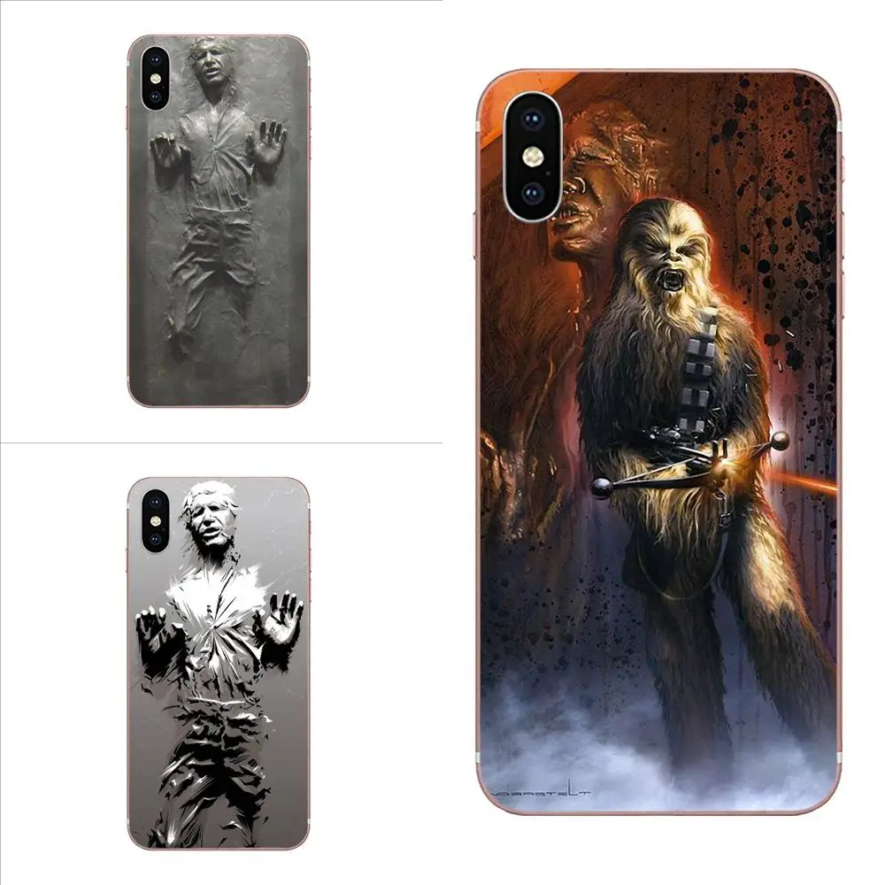Для Apple iPhone 4 4S 5 5C 5S SE 6 6S 7 8 Plus X XS Max XR TPU Защитный чехол Хан Соло в