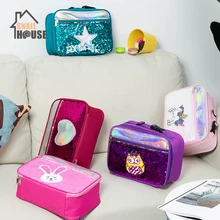 Snailhouse модная сумка для обеда с лазерными блестками, квадратная пряжка, переносная детская изоляционная посылка, для мамы, ребенка, для молока, теплая, изоляционные сумки