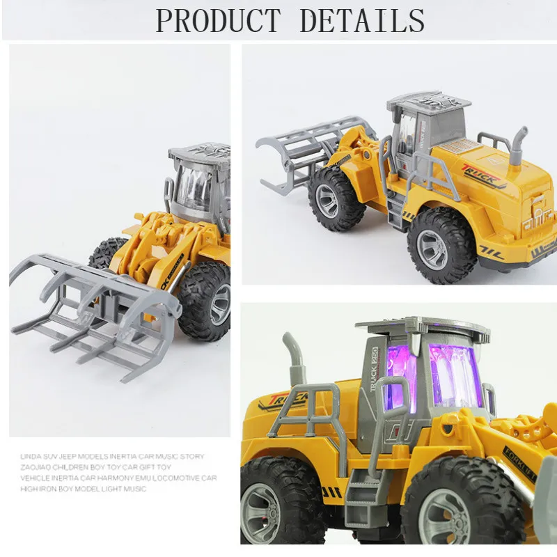 1: 30 High Speed Rc Car Wireless Remote Control Excavator Construction Vehicle Bulldozer Remote Control Car Toys for Children