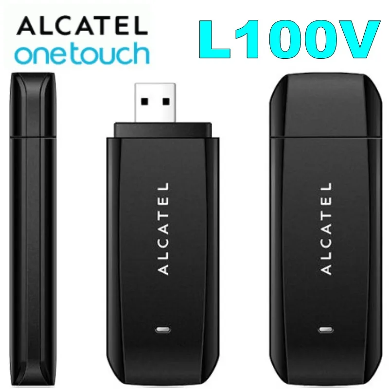 Лот из 10 шт. разблокированный используемый Alcatel L100 100 Мбит/с 4g модем промышленный 4g донгл ethernet Модем 4g sim-карта l100v fdd весь диапазон