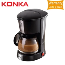 0.65L Электрический капельного Кофе для приготовления кофе-машина для домашнего использования 6 чашки Чай Кофе горшок 220V