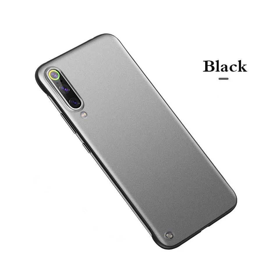 Redmi Note 8 7 Pro Чехол для Xiaomi Redmi 6A 7 7A K20 Pro Чехол Note 6 7 Pro тонкий прозрачный матовый чехол жесткая задняя панель из поликарбоната - Цвет: Black
